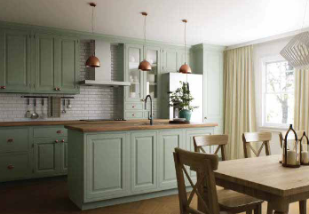 Modern kitchen and bathroom cabinets with premium finishes